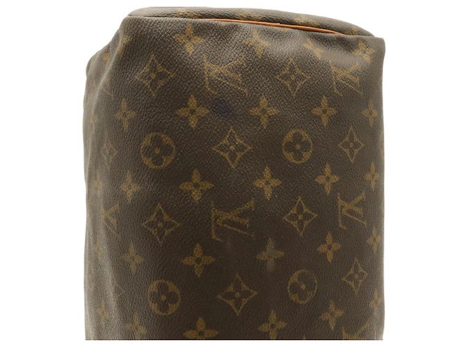 Sac à main Louis Vuitton Monogram Speedy 30 Marron - vue 5