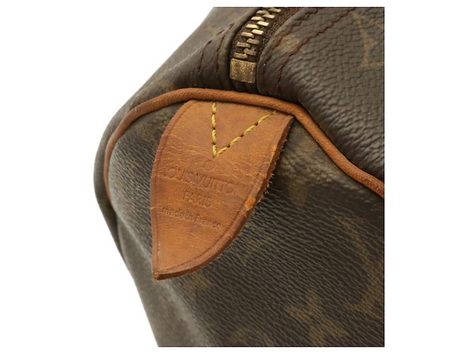 Borsa Louis Vuitton Monogram Speedy 30 Marrone - vista 5