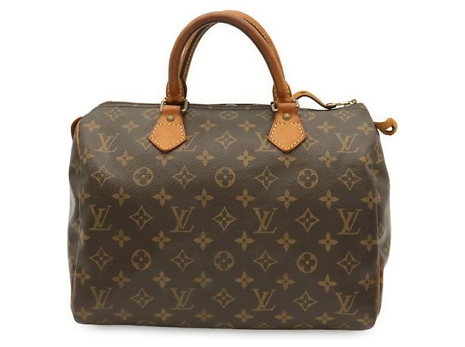 Borsa Louis Vuitton Monogram Speedy 30 Marrone - vista 2