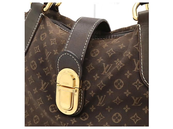 Borsa Tote Louis Vuitton Monogram Idylle Elegy Marrone Grigio antracite - vista 10