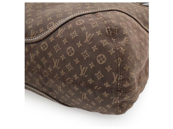 Borsa Tote Louis Vuitton Monogram Idylle Elegy Marrone Grigio antracite - vista 4