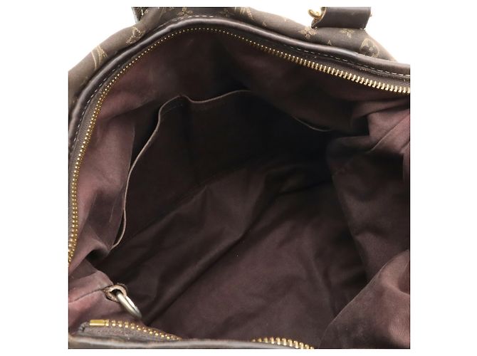 Borsa Tote Louis Vuitton Monogram Idylle Elegy Marrone Grigio antracite - vista 7