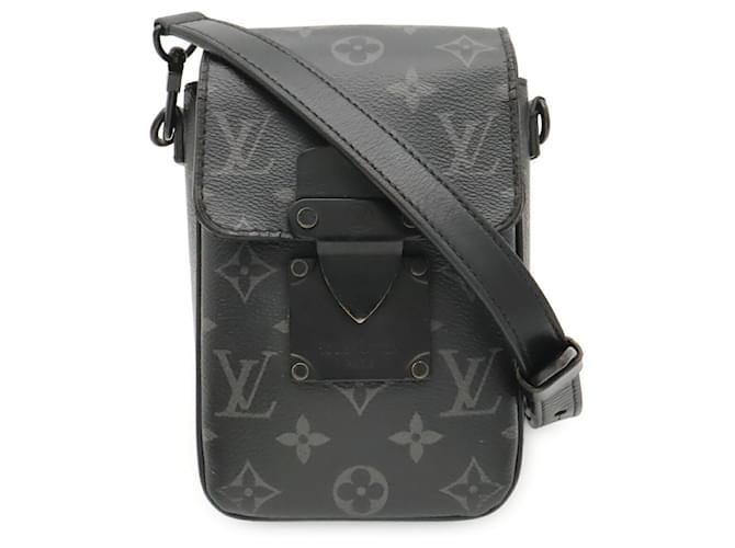 Borsa a tracolla Louis Vuitton Monogram Eclipse Marrone Nero Monogramma - vista 2
