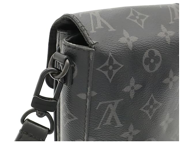 Borsa a tracolla Louis Vuitton Monogram Eclipse Marrone Nero Monogramma - vista 5