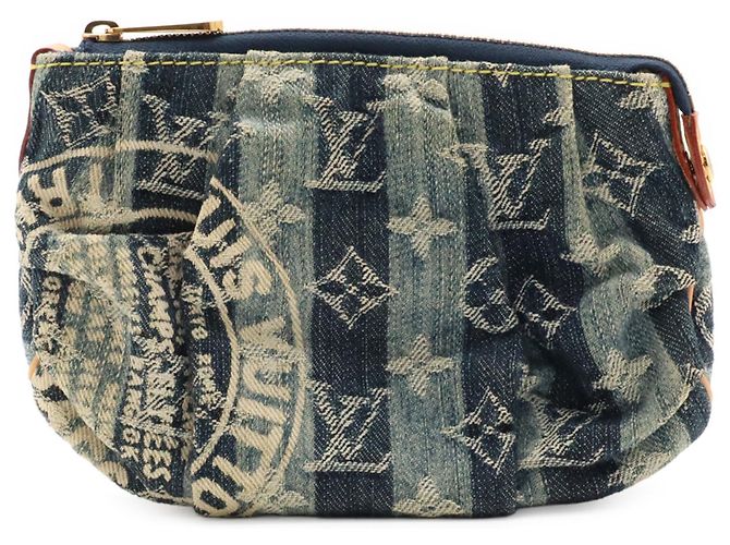 Pochette de bolso Louis Vuitton Monogram Denim Azul Monograma - vista 2