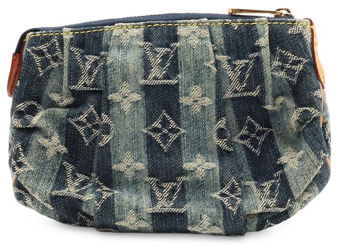 Pochette de bolso Louis Vuitton Monogram Denim Azul Monograma - vista 3