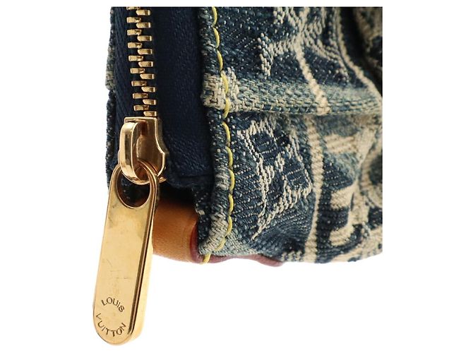 Pochette de bolso Louis Vuitton Monogram Denim Azul Monograma - vista 5