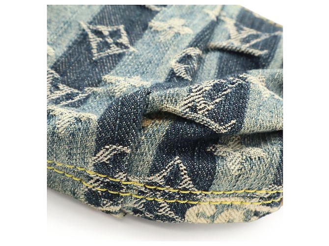 Pochette de bolso Louis Vuitton Monogram Denim Azul Monograma - vista 7