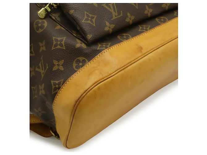 Zaino e Borsa a Spalla Louis Vuitton Monogram Montsouris GM Marrone Monogramma - vista 4
