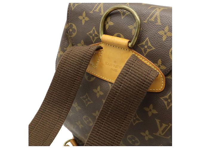 Zaino e Borsa a Spalla Louis Vuitton Monogram Montsouris GM Marrone Monogramma - vista 5