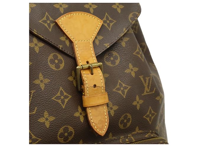 Zaino e Borsa a Spalla Louis Vuitton Monogram Montsouris GM Marrone Monogramma - vista 7