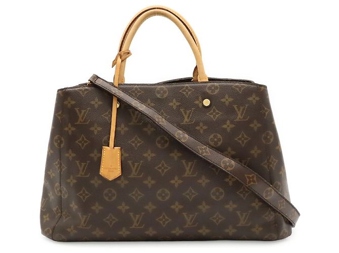 LOUIS VUITTON Borsa Monogram Montaigne GM Marrone Monogramma - vista 2