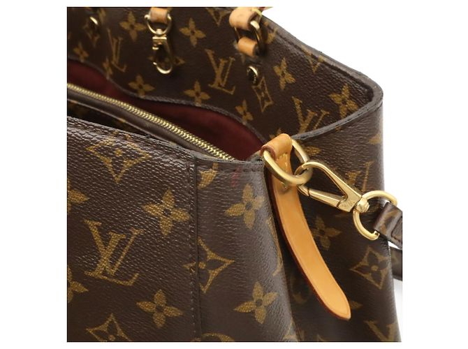 LOUIS VUITTON Borsa Monogram Montaigne GM Marrone Monogramma - vista 7