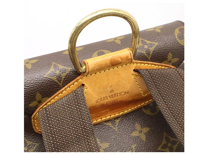 Zaino e Borsa a Spalla Louis Vuitton Monogram Montsouris GM Marrone Monogramma - vista 5