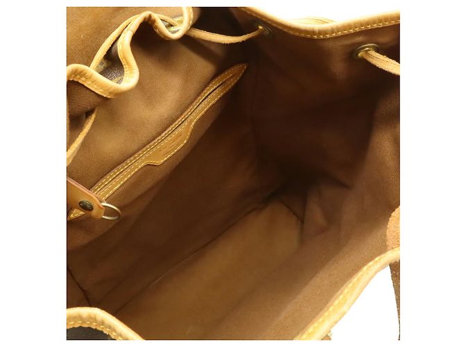 Zaino e Borsa a Spalla Louis Vuitton Monogram Montsouris GM Marrone Monogramma - vista 7