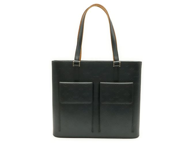 Borsa Tote Louis Vuitton Monogram Mat Wilwood Blu Monogramma - vista 2