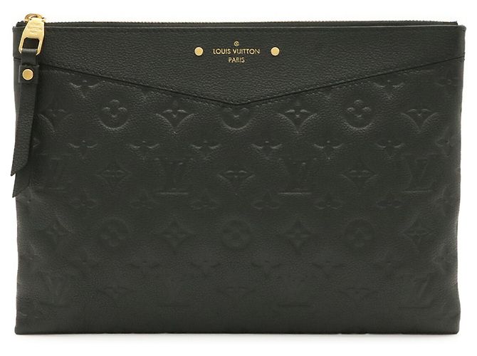 Clutch Louis Vuitton Monogram Empreinte Daily Pouch Nero Monogramma - vista 2