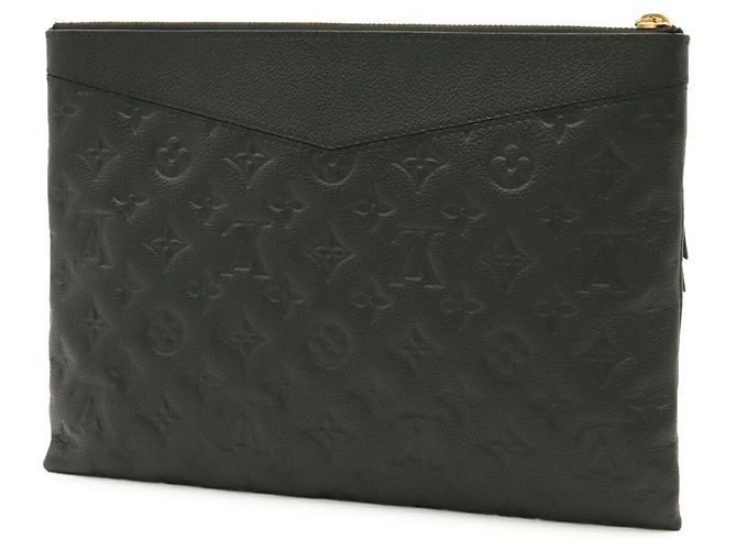 Clutch Louis Vuitton Monogram Empreinte Daily Pouch Nero Monogramma - vista 3