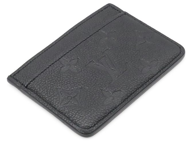 Tarjetero Monogram Empreinte Louis Vuitton Negro - vista 3