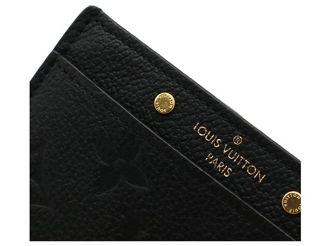 Tarjetero Monogram Empreinte Louis Vuitton Negro - vista 5