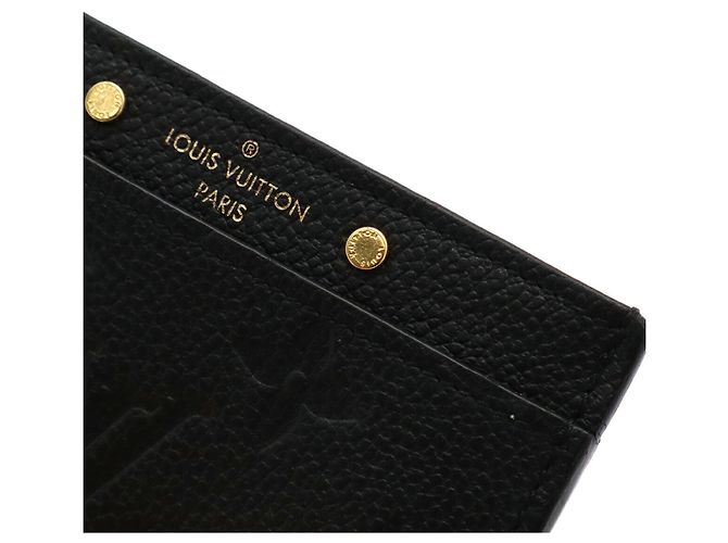 Tarjetero Monogram Empreinte Louis Vuitton Negro - vista 6