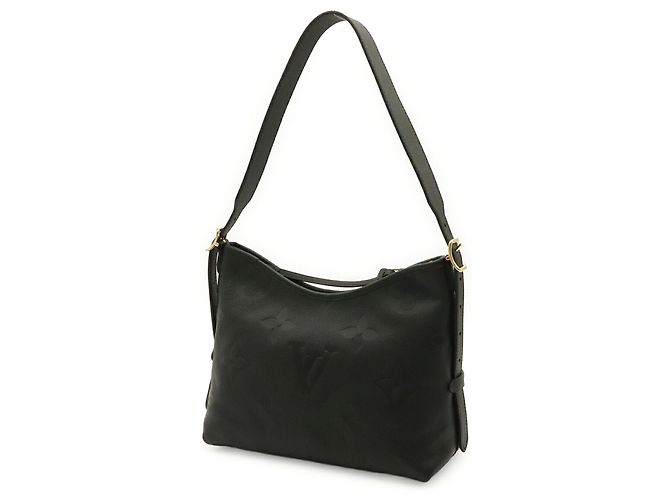 Bolsa de ombro Louis Vuitton Monogram Empreinte Carryall Zip NM PM Preto Multicor - vista 3