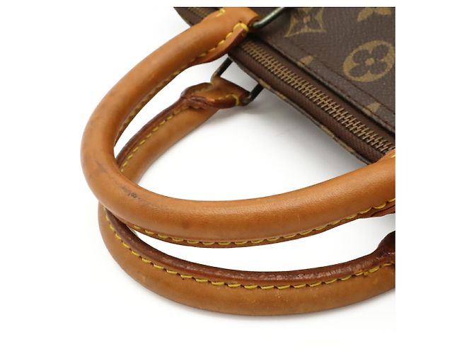Borsa Louis Vuitton Monogram Speedy 30 Marrone - vista 5