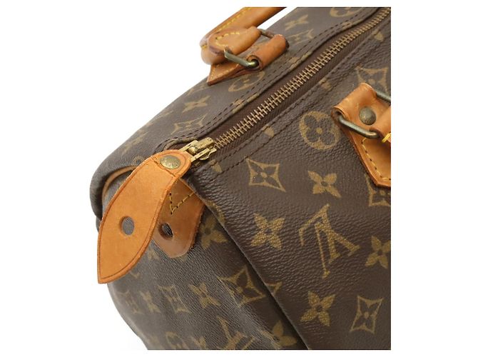 Borsa Louis Vuitton Monogram Speedy 30 Marrone - vista 6