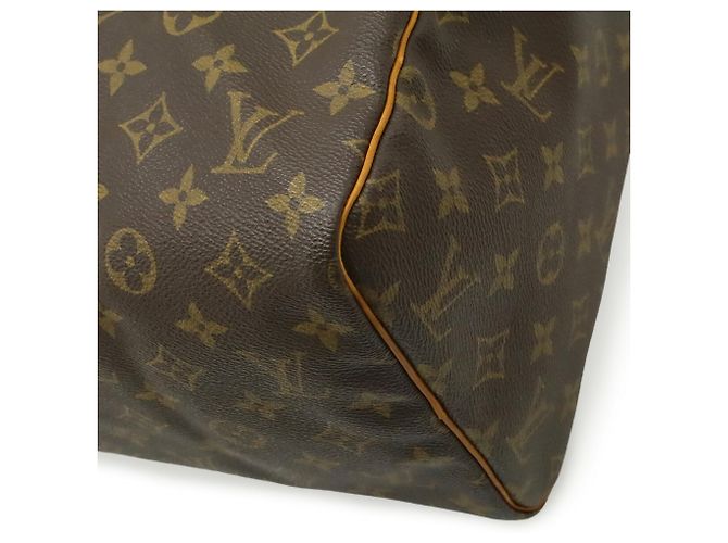Borsa Louis Vuitton Monogram Speedy 30 Marrone - vista 4