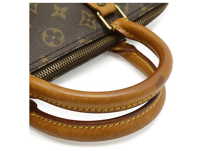 Borsa Louis Vuitton Monogram Speedy 30 Marrone - vista 5