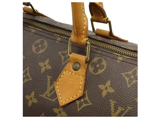 Borsa Louis Vuitton Monogram Speedy 30 Marrone - vista 8
