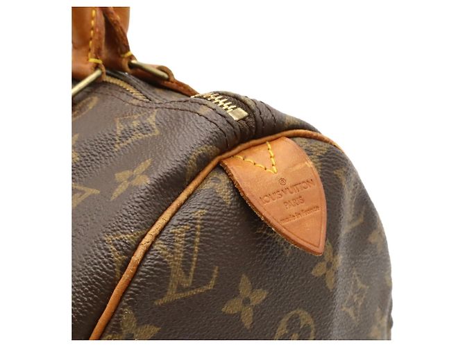 Borsa Louis Vuitton Monogram Speedy 30 M41526 Marrone - vista 10