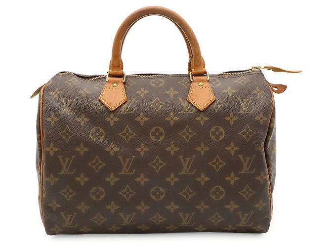 Borsa Louis Vuitton Monogram Speedy 30 M41526 Marrone - vista 2