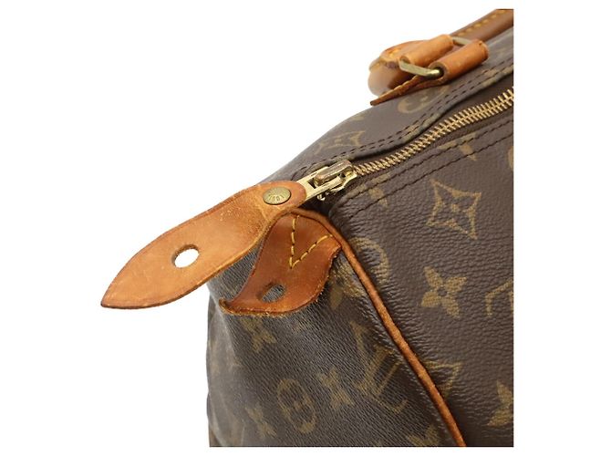 Borsa Louis Vuitton Monogram Speedy 30 M41526 Marrone - vista 6