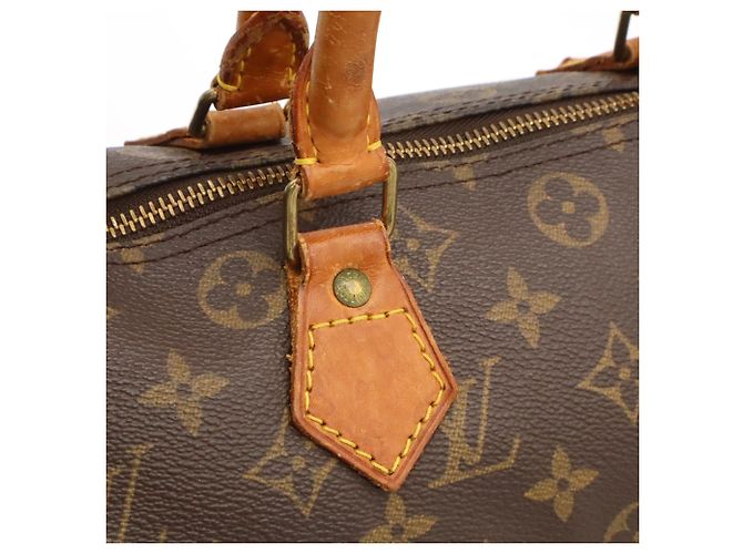 Borsa Louis Vuitton Monogram Speedy 30 M41526 Marrone - vista 9