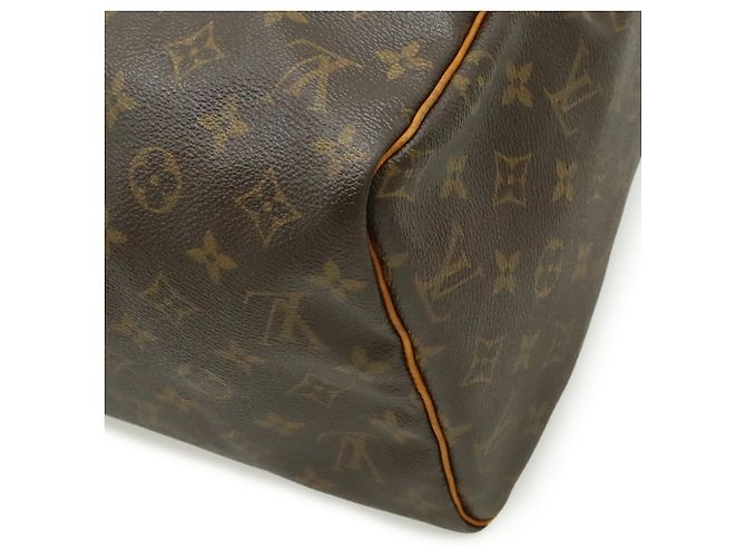 Borsa Louis Vuitton Monogram Speedy 30 Marrone - vista 4