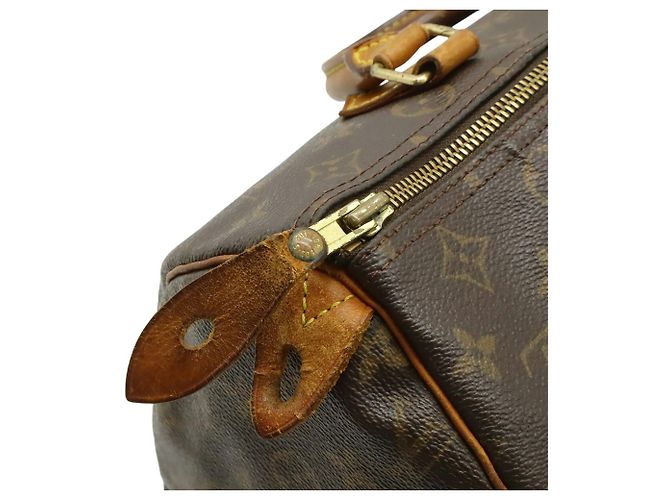 Borsa Louis Vuitton Monogram Speedy 30 Marrone - vista 6