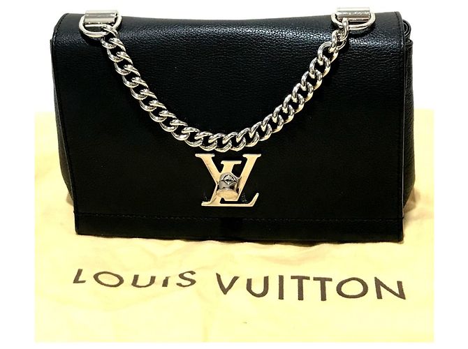 Sac Lockme BB Chain Louis Vuitton Noir - vue 9