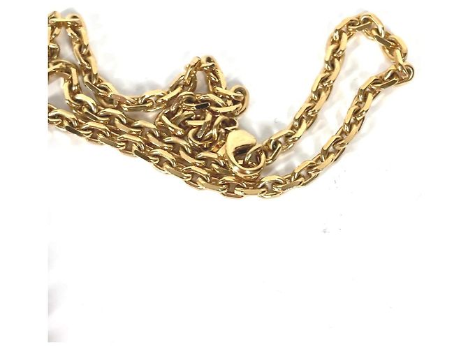 Collana con catena e perle Damier Louis Vuitton D'oro Damier ebene - vista 7
