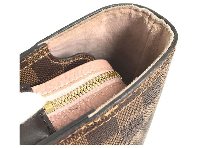 Louis Vuitton N44041 Borsa Damier Jersey Marrone Rosa Damier ebene - vista 11