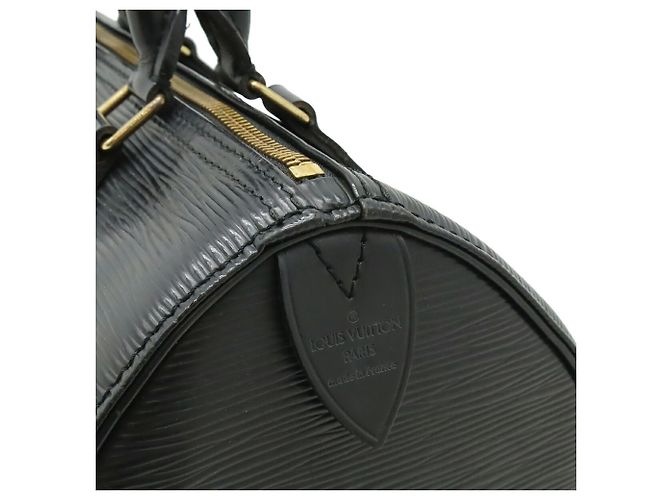 Borsa Louis Vuitton Epi Speedy 25 Nero - vista 10