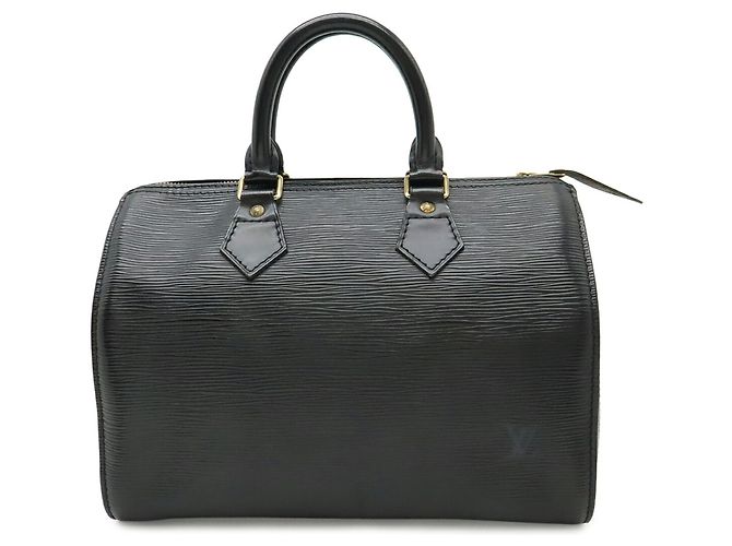 Borsa Louis Vuitton Epi Speedy 25 Nero - vista 2