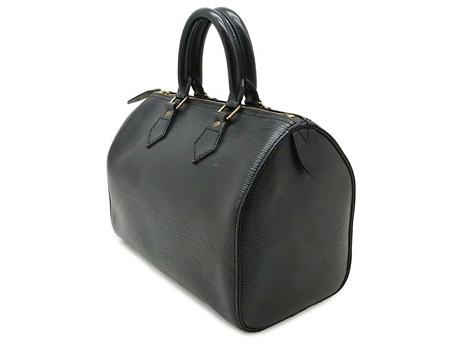 Borsa Louis Vuitton Epi Speedy 25 Nero - vista 3