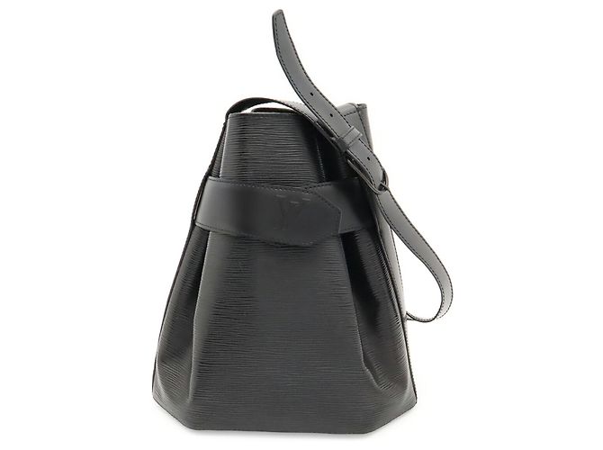 Borsa a Spalla Louis Vuitton Epi Sac Depaule PM Nero - vista 2