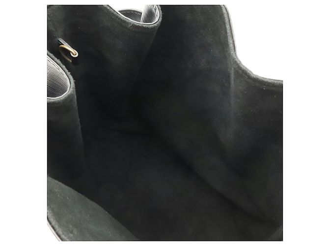 Borsa a Spalla Louis Vuitton Epi Sac Depaule PM Nero - vista 6
