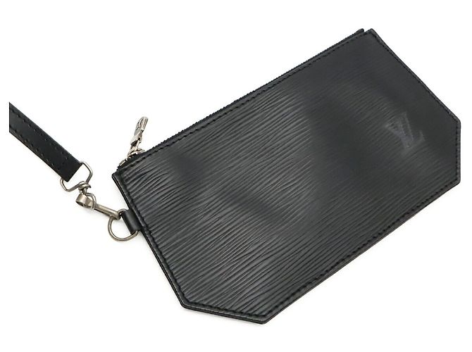 Borsa a Spalla Louis Vuitton Epi Sac Depaule Nero - vista 10