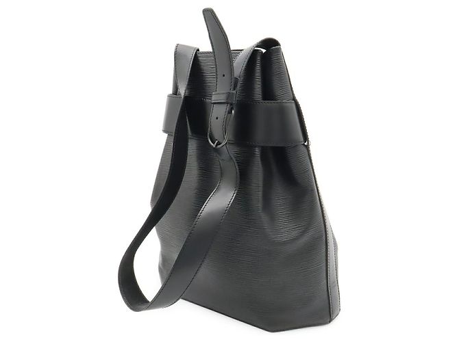 Borsa a Spalla Louis Vuitton Epi Sac Depaule Nero - vista 3
