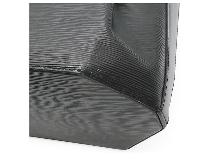 Borsa a Spalla Louis Vuitton Epi Sac Depaule Nero - vista 4