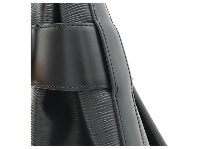 Borsa a Spalla Louis Vuitton Epi Sac Depaule Nero - vista 7