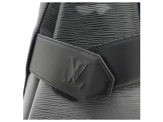 Borsa a Spalla Louis Vuitton Epi Sac Depaule Nero - vista 8